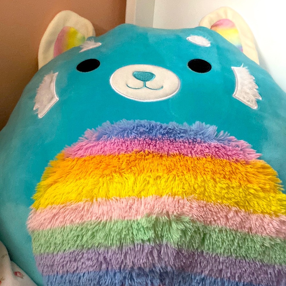 24” squishmallow light staining pastel